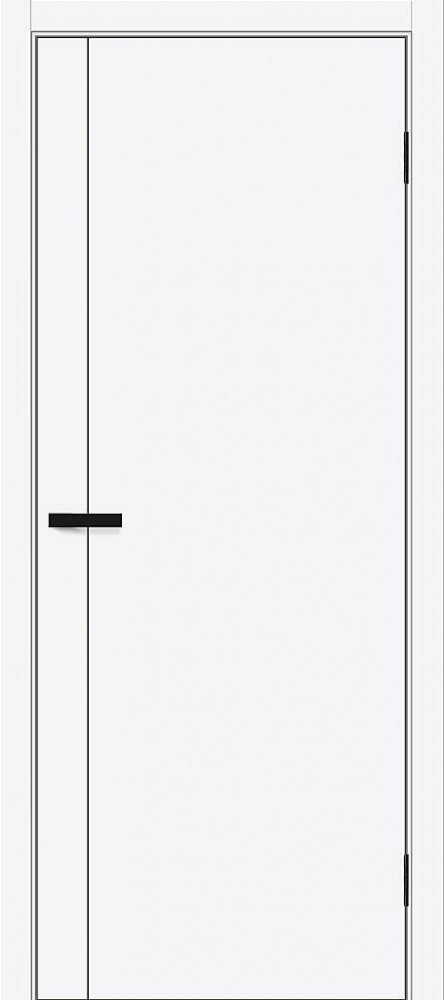 Межкомнатная дверь Браво-0.10.П White Silk BR5906